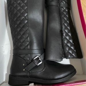 Girls Black Riding Boot